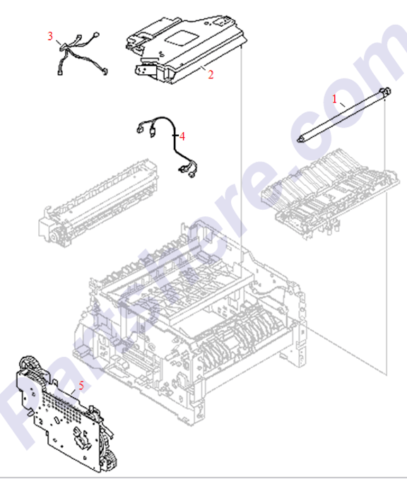 HP parts picture diagram for C4110-69016-R, C4110-69008-R, C4110-69016, RG5-3579-000CN, RG5-3562-000CN, C4110-69008, RG5-3562-000CN-R, RG5-3579-020CN, RG5-3603-000CN, RG5-3562-000CN-C